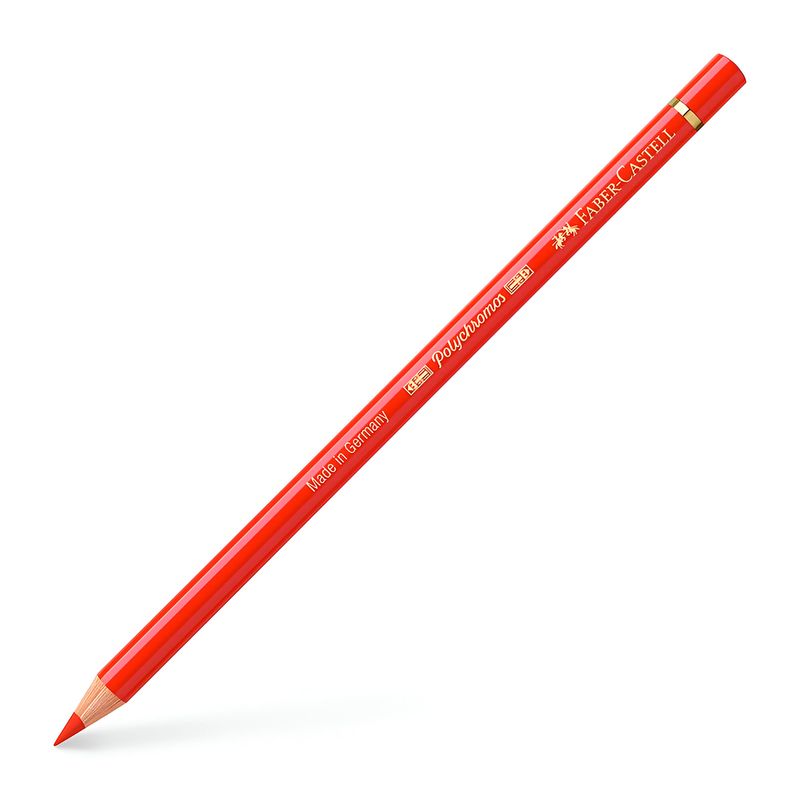 FABER-CASTELL - Lápiz Polychromo Faber Castell - 117 Rojo de Cadmio Oscuro