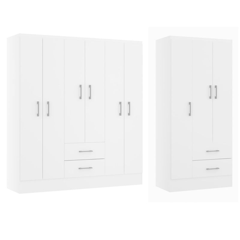 RIMEIS LTDA - Combo closet 6 puertas + closet 3 puertas R-301303