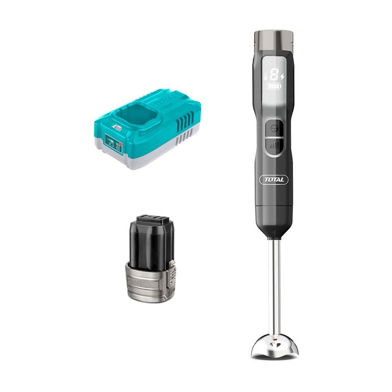 Batidora de Mano Minipimer + Batería 2ah 16v + Cargador TOTAL