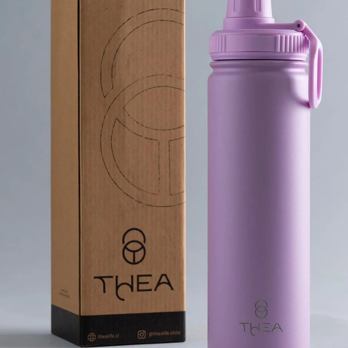 THEA - Botella Lilac Insulada 650 ml - Lila