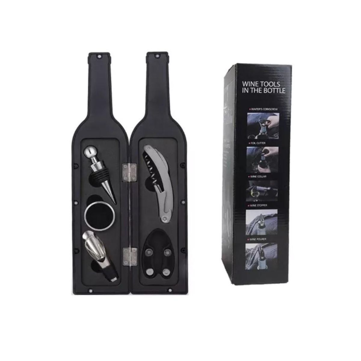 ARTIDIX - Botella Accesorios Vino 5 piezas PB-C15