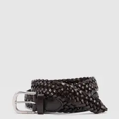 BUBBA - Cinturon Braid Browne Black