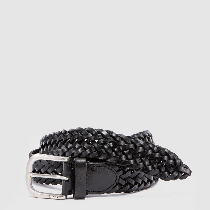 BUBBA - Cinturon Braid Black Black Bubba