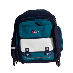 AK SPORT - Mochila Con Ruedas Desmontable PB-D7 - Azul