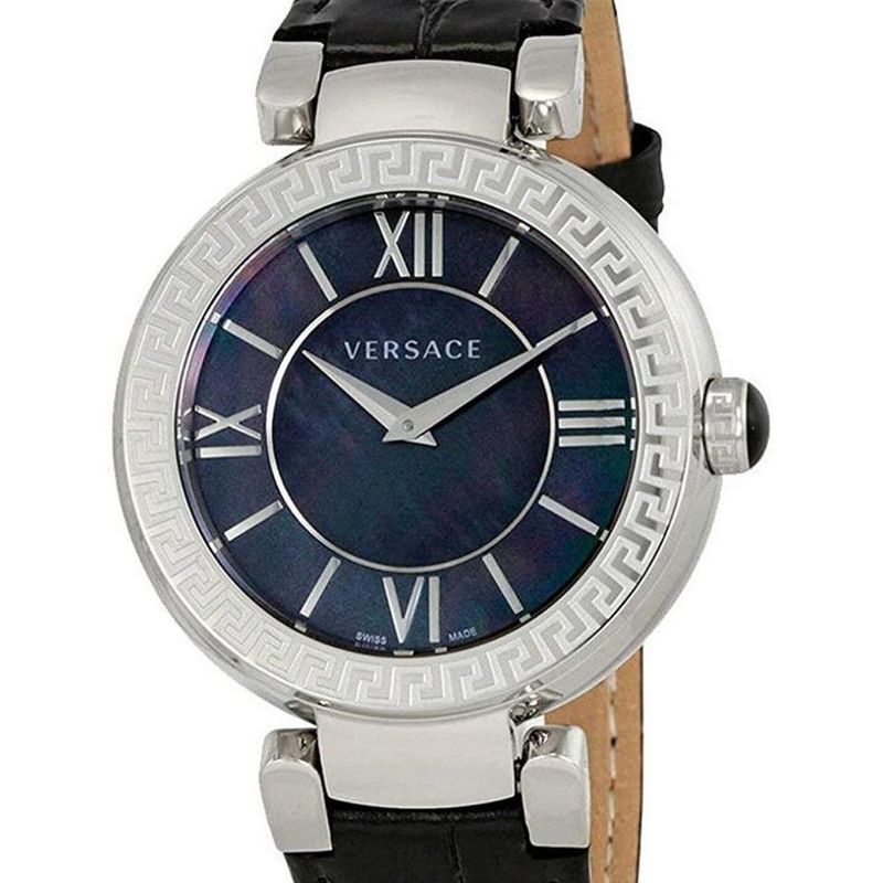VERSACE - Reloj Versace Leda Esfera Negra Mother Of Pearl