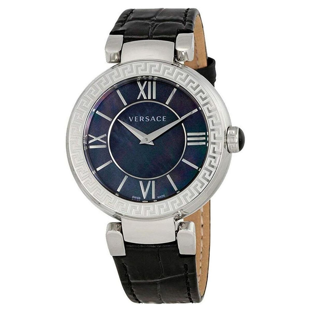 VERSACE - Reloj Versace Leda Esfera Negra Mother Of Pearl