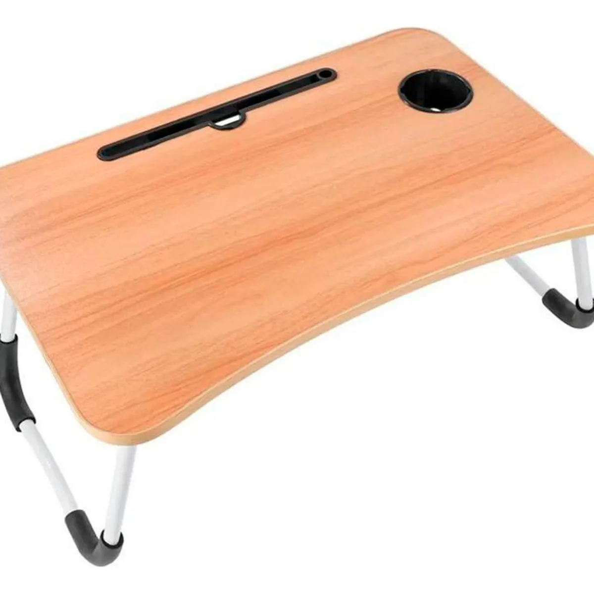 IMPORTCLICK - Bandeja Mesa Madera Para Notebook Con Posa Vaso Café