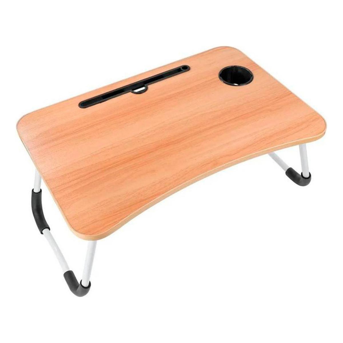 IMPORTCLICK - Bandeja Mesa Madera Para Notebook Con Posa Vaso Café