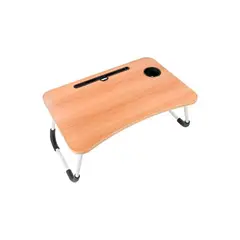 IMPORTCLICK - Bandeja Mesa Madera Para Notebook Con Posa Vaso Café