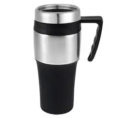 IMPORTCLICK - MUG Taza Térmico Doble Pared 450 CC - Negro
