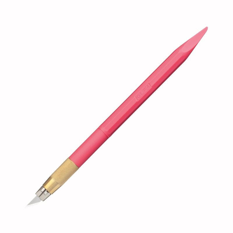 OLFA - CUCHILLO TIPO LÁPIZ CON ÁNGULO DE 30° PINK + REPUESTOS