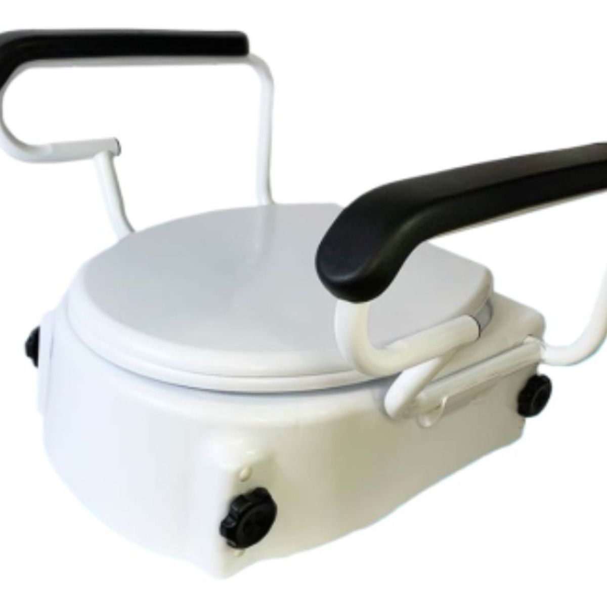 U BUY - Alza Baño Fijacion Externa Apoyabrazos Y Tapa