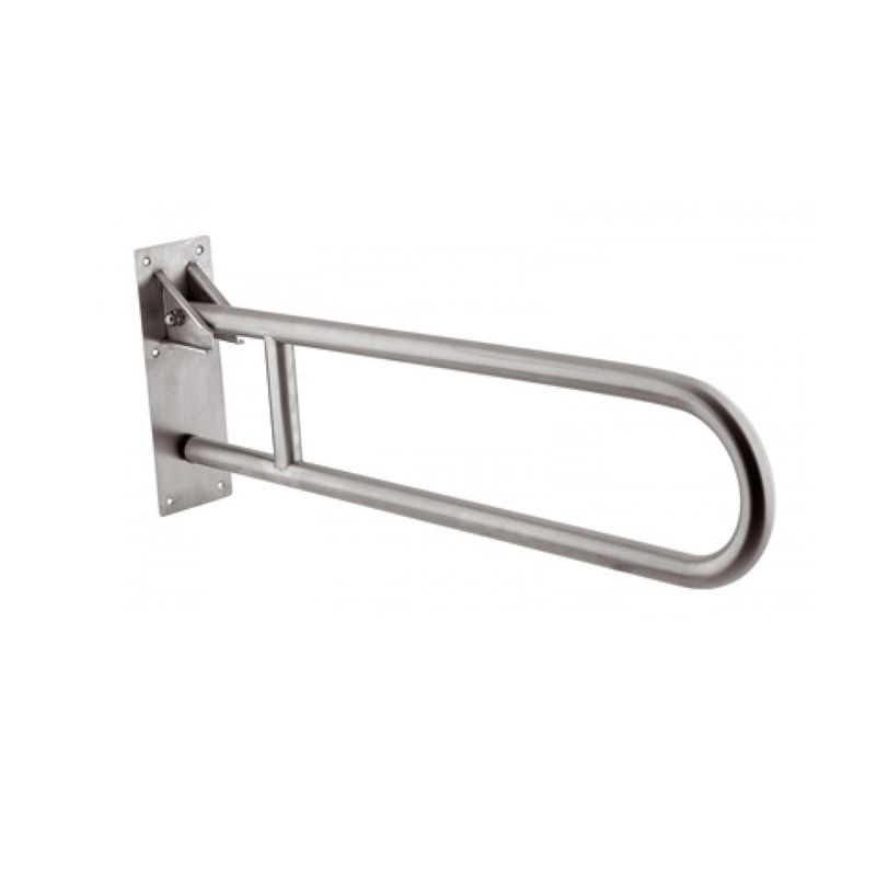 DULOX - Barra de Seguridad Abatible para Baño de 610mm Acero Inoxidable