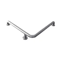 DULOX - Barra de Seguridad para Baño en L de 600X600mm Acero Inoxidable