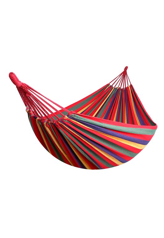 Hamaca De Algodon Multicolor 2 Plazas 180x150 Cm