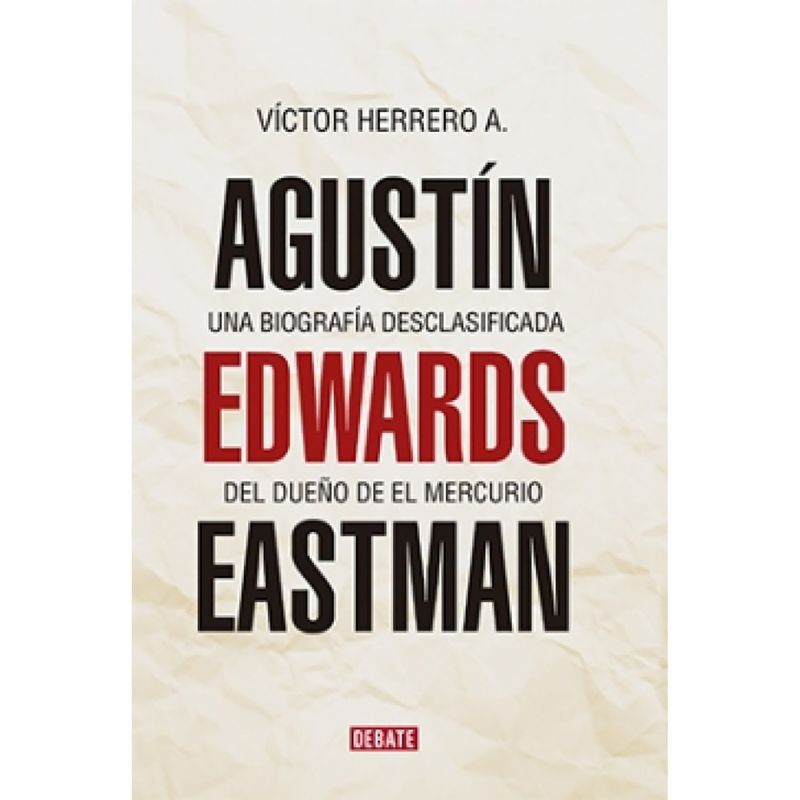 PENGUIN RANDOM HOUSE - LIBRO Agustín Edwards