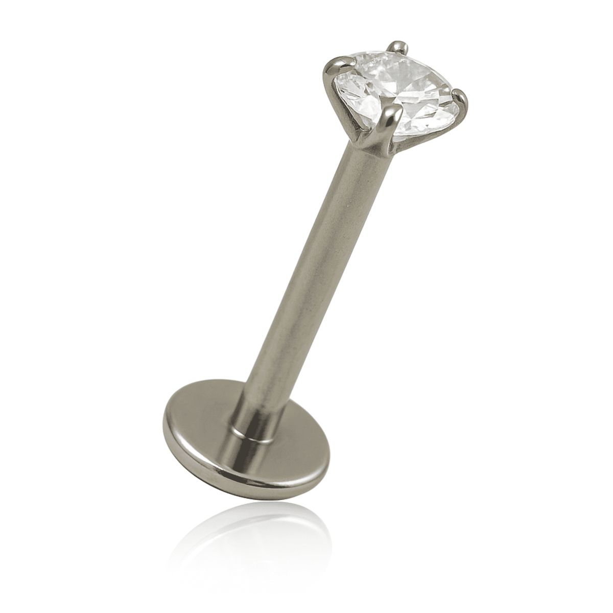 ELBAULDEJUMA - Piercing Labret Perno Tornillo Punto Luz Titanio Astm F136