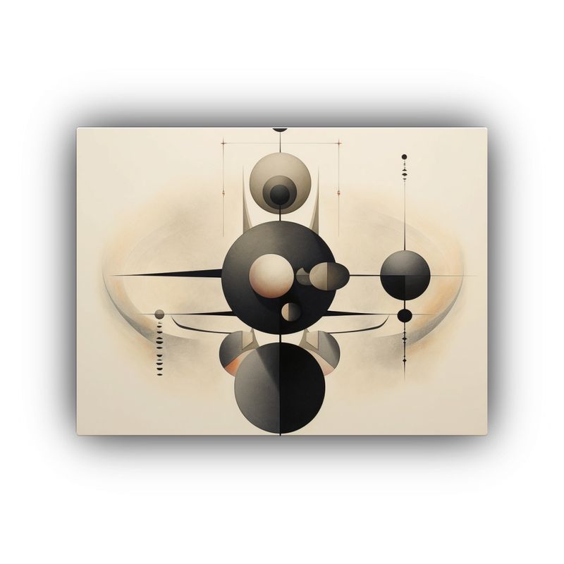 GENERICO - Cuadros Geométricos Para Decorar El Baño 120x80cm