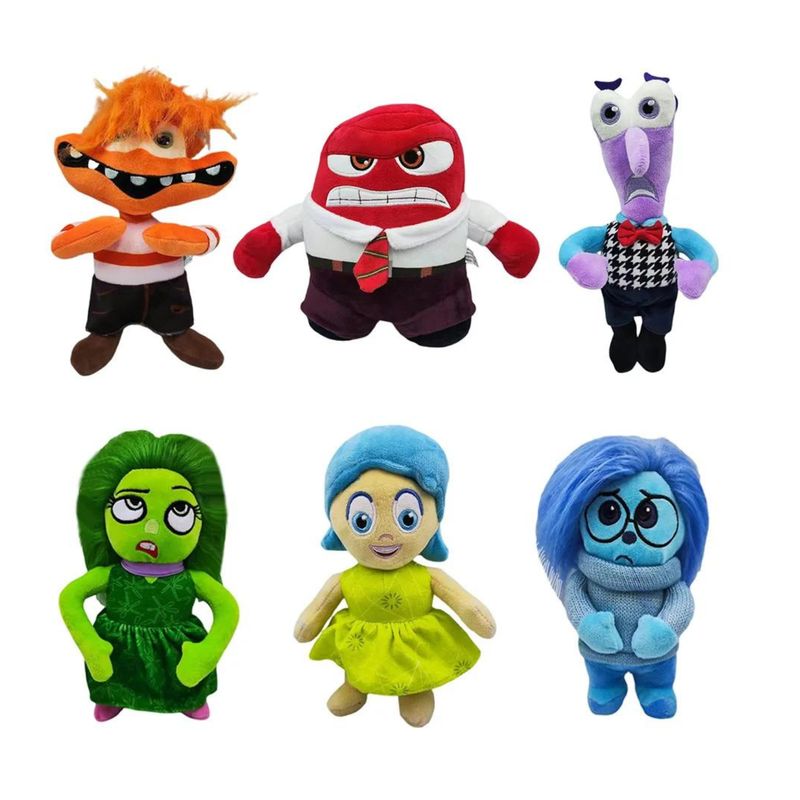 TIOZONEY - Pack 6 Peluches intensamente 2