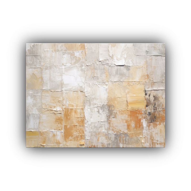 GENERICO - Cuadro Moderno Época Pintura Al óleo Con Textura De Pince 120x80cm