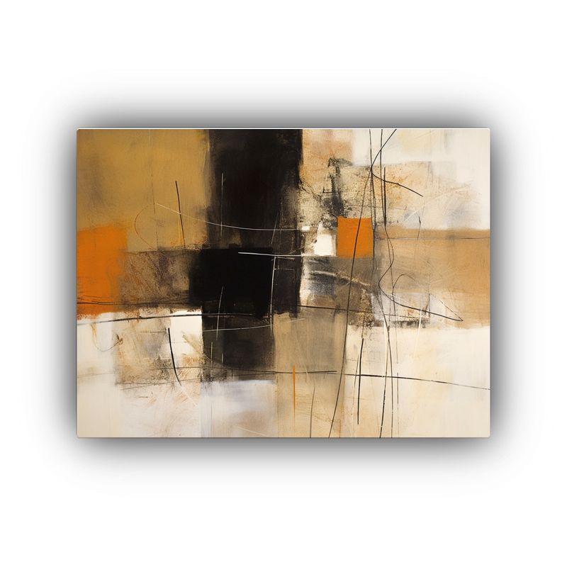 GENERICO - Pintura Decorativa Estilo Minimalista En Papel Acrílico Can 120x80cm