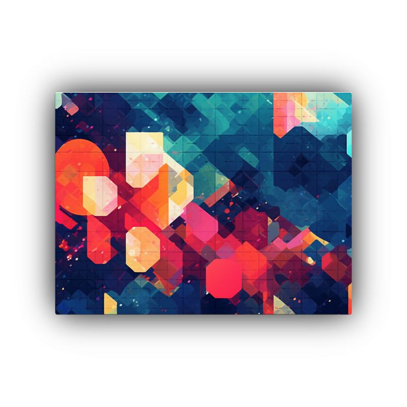 GENERICO - Pinturas Abstratas Con Colores Vibrantes Para Decorar Interi 120x80cm