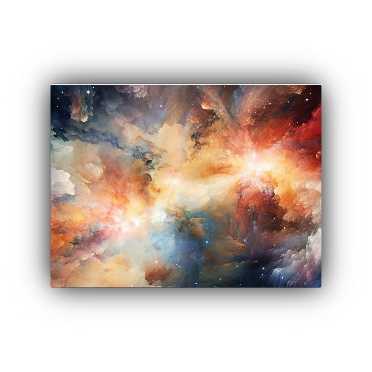 GENERICO - Abstracto Inspirado En El Cosmos Para Decoración De Lienzo 120x80cm