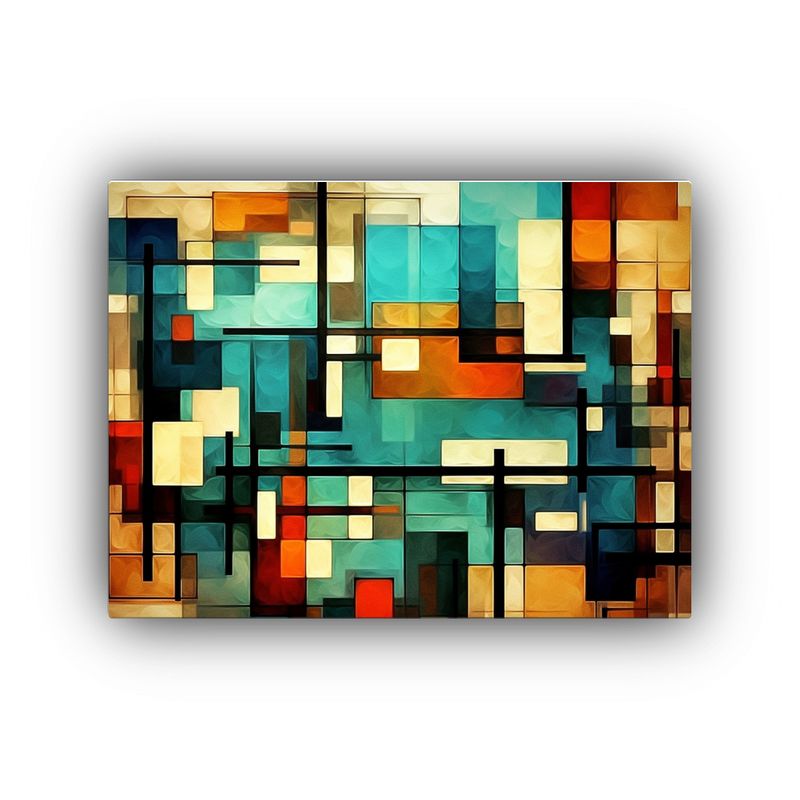 GENERICO - Pinturas Decorativas De Arte Abstracto Con Expresividad 120x80cm