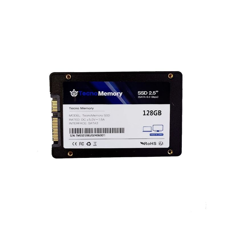 GENERICO - Disco Duro SSD 128gb W420R500 Mbs TecnoMemory