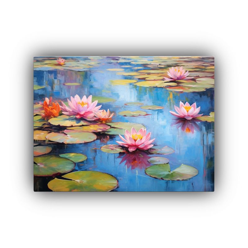 GENERICO - Pinturas Decorativas En Estilo Fauvista De Nenufares De Clau 120x80cm