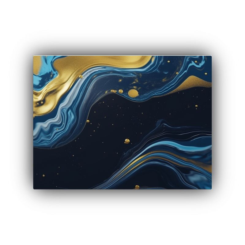 GENERICO - Pinturas Decorativas Contemporáneas Con Elegante Fondo Marm 120x80cm