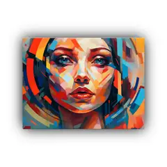 GENERICO - Venta De Lienzo Temático Con Mujer En Estilo Colorido 120x80cm