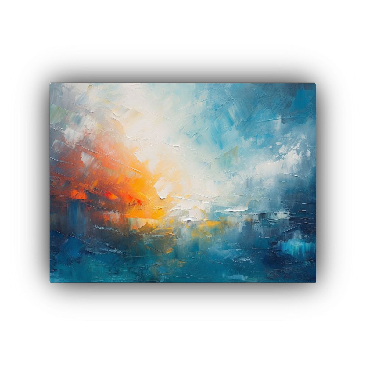 GENERICO - Crear Una Pintura Abstracta Que Capture La Intensidad Del Ar 120x80cm