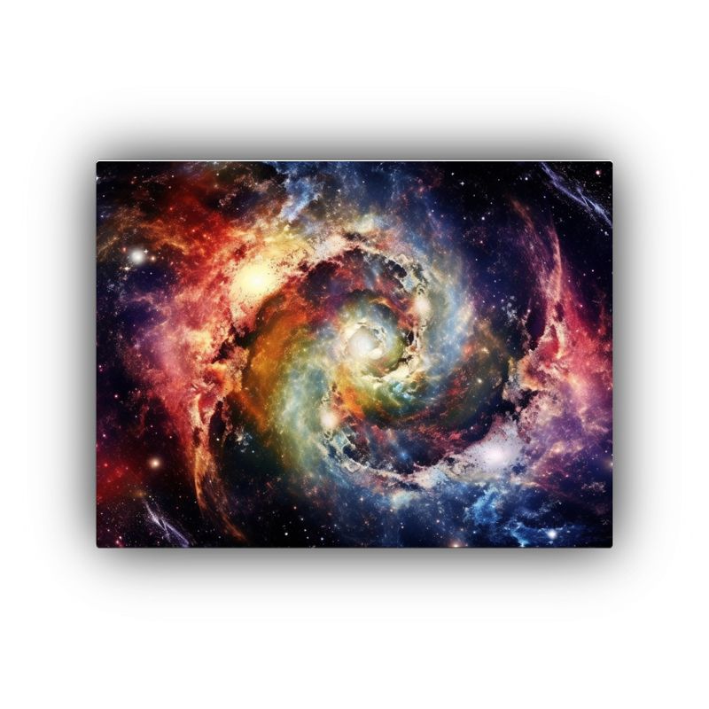 GENERICO - Cuadro De Tela Fantástico Galaxia Del Espacio Exterior Y P 120x80cm
