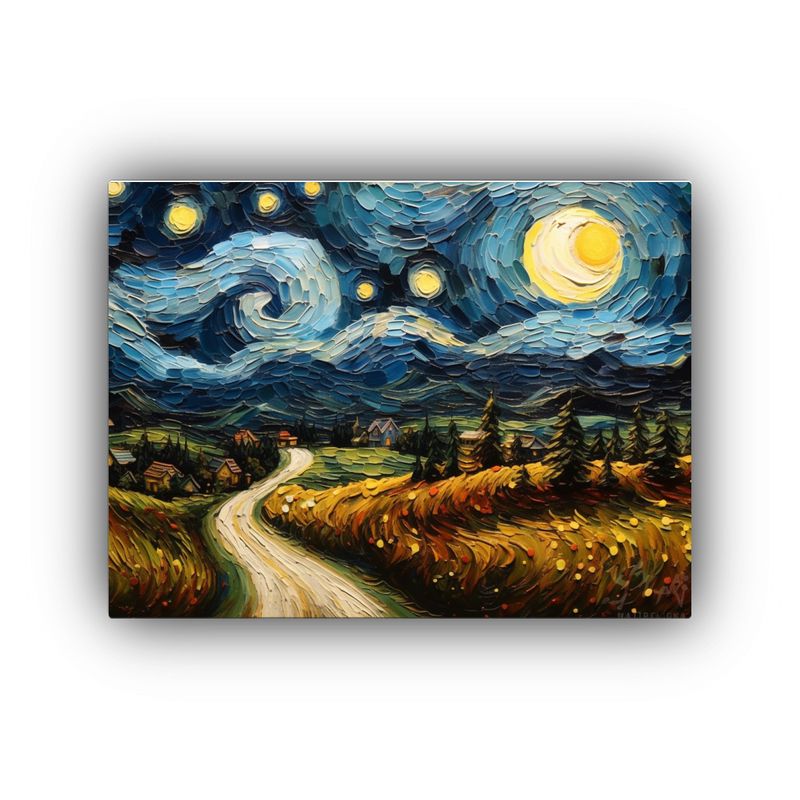 GENERICO - Pintura óleo Paisaje Inglés Campo En Baño 120x80cm