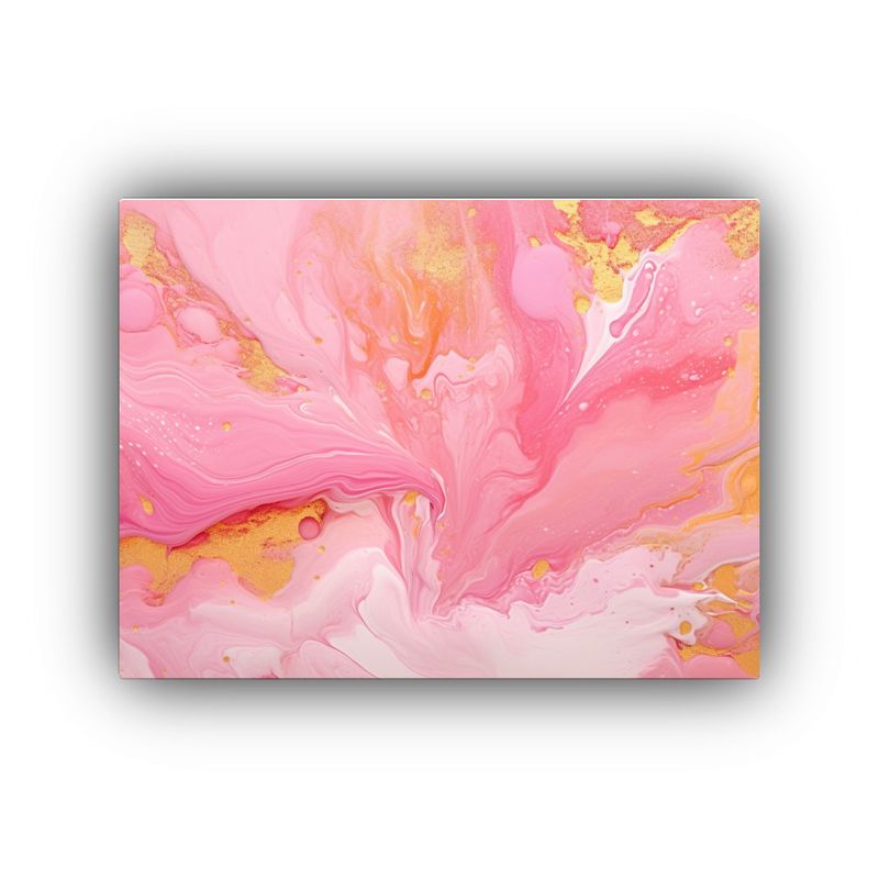 GENERICO - Fondo Abstracto De Mármol Rosa Y Dorado Decoración De Pin 120x80cm