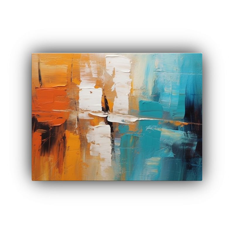 GENERICO - Cuadro Abstracto Brillante Para Decoración Moderna 120x80cm