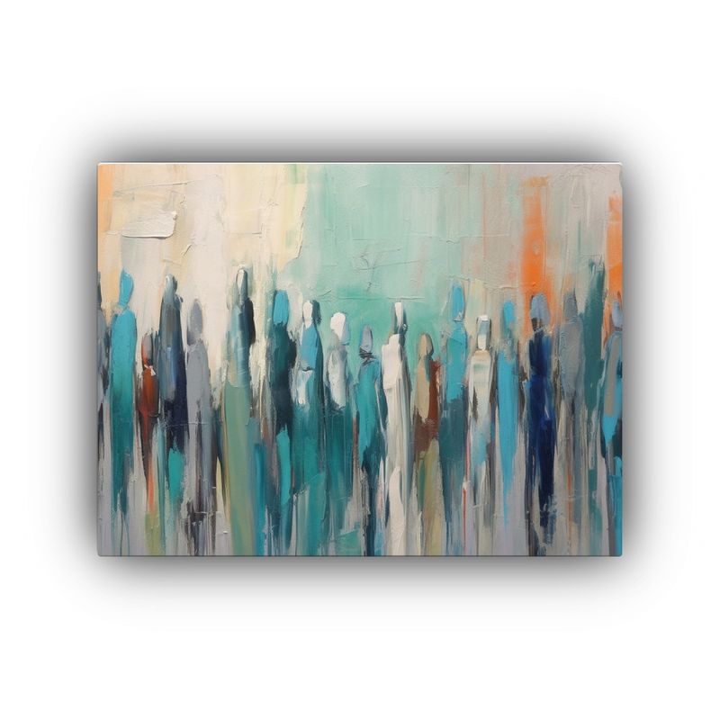 GENERICO - Pinturas De Alta Calidad Estilo Crepuscular Beige Para Decor 120x80cm