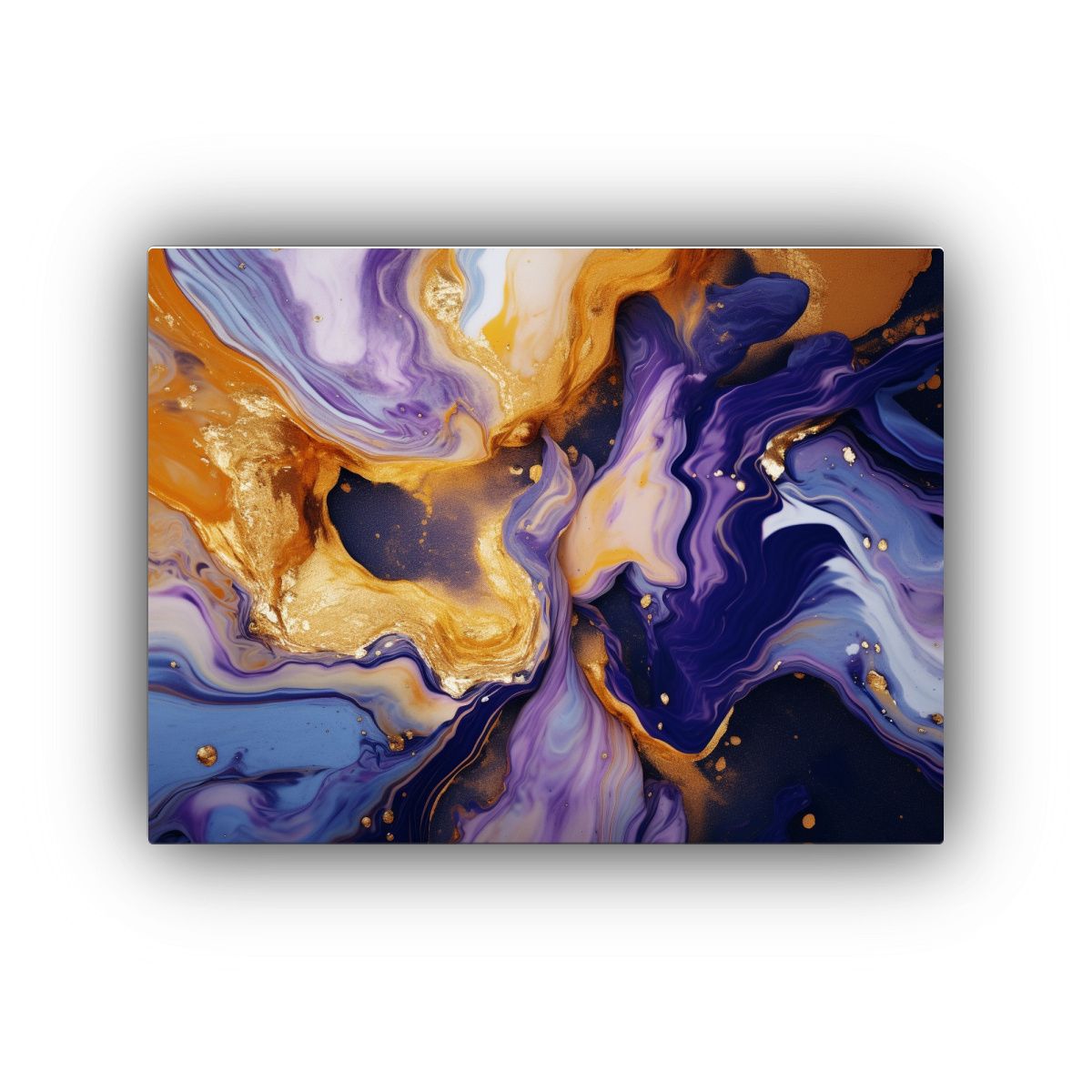 GENERICO - Fondo Mármol Abstracto Y Dorado Colección Salvia 120x80cm