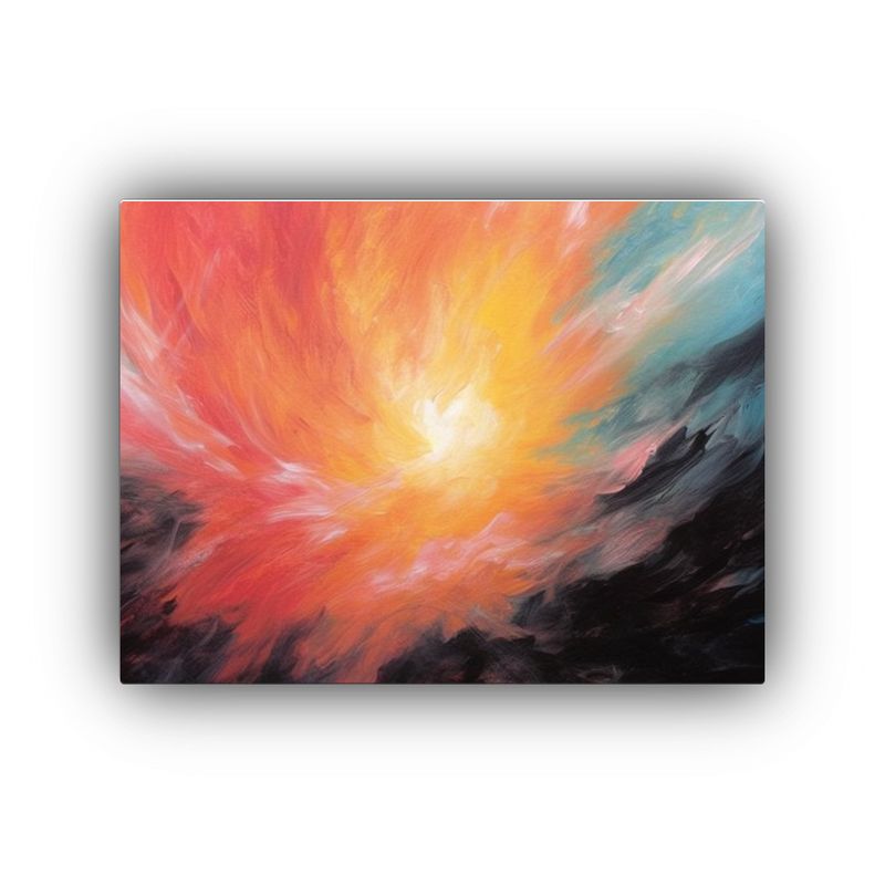 GENERICO - Pinturas De Decoración Con Arte Moderno Abstracto Y Fantas 120x80cm