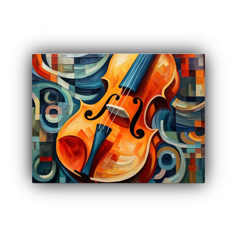 GENERICO - Pintura Abstracta En Estilo Viola De Cuadro De Dibujo 120x80cm