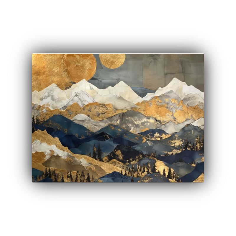 GENERICO - Paisaje Montañoso Impresionante Estilo Luz Natural Por Nico 120x80cm
