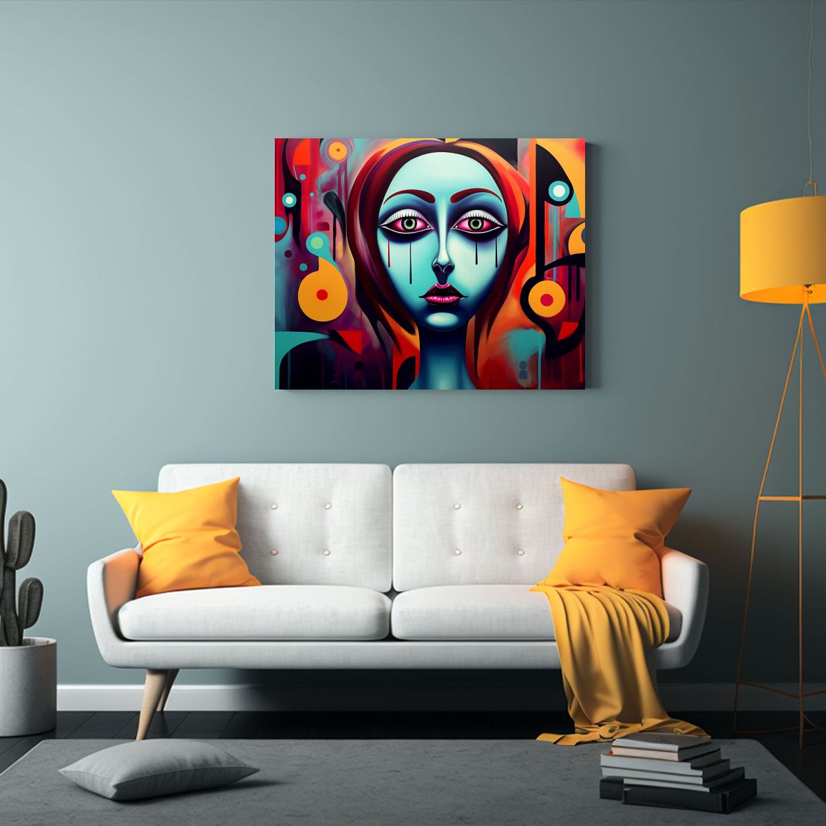 GENERICO - Pinturas Decorativas Cálidas Y Llamativas 120x80cm