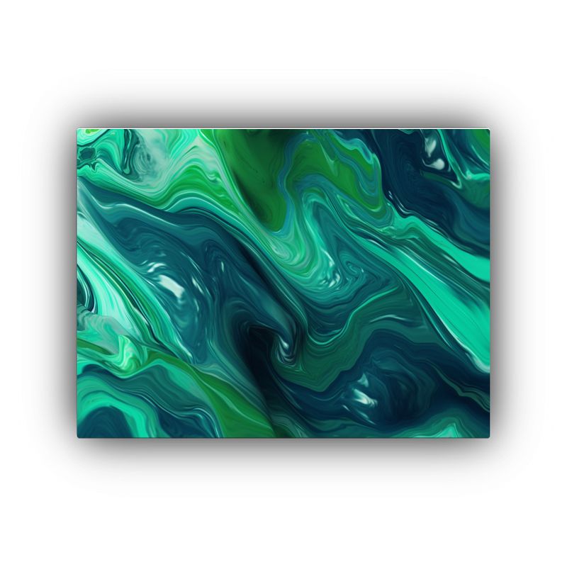 GENERICO - Lienzo Decorativo En Estilo De Arte En Fondo Azul De Alta Re 120x80cm