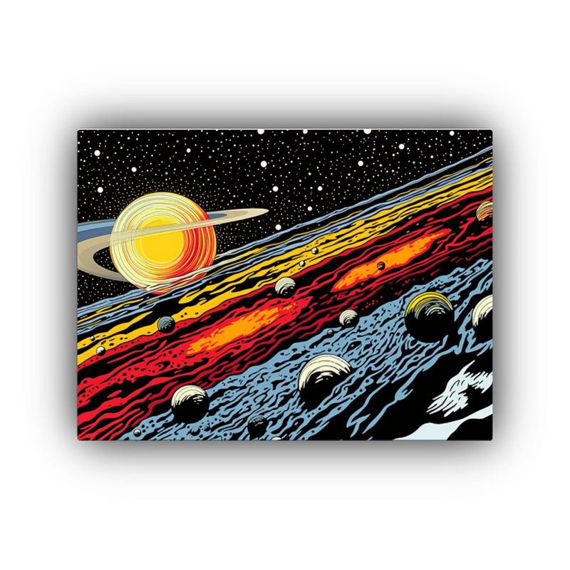 GENERICO - Cuadros De Arte Diseño Reflejo Estilo Lichtenstein Para Pla 120x80cm