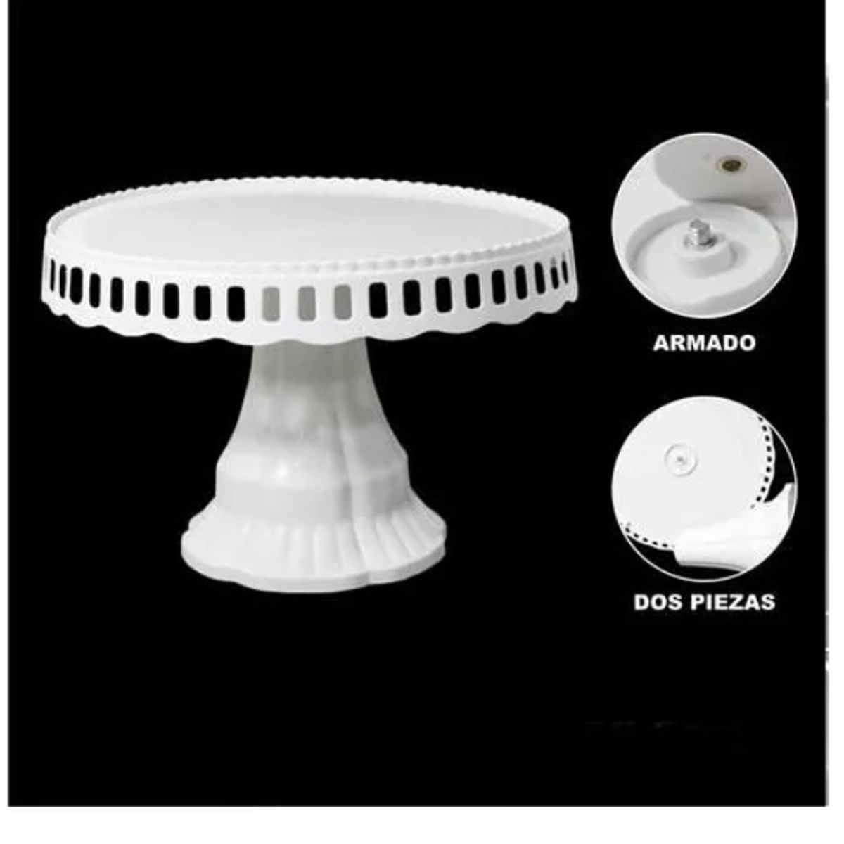 GENERICO - Porta Torta Bases Para Tortas Tortero Alzadorer De Torta