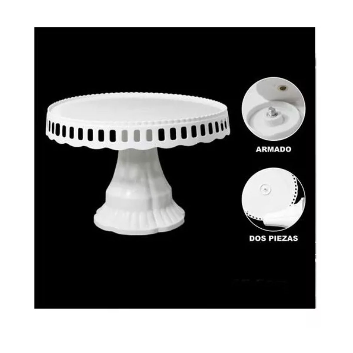 GENERICO - Porta Torta Bases Para Tortas Tortero Alzadorer De Torta