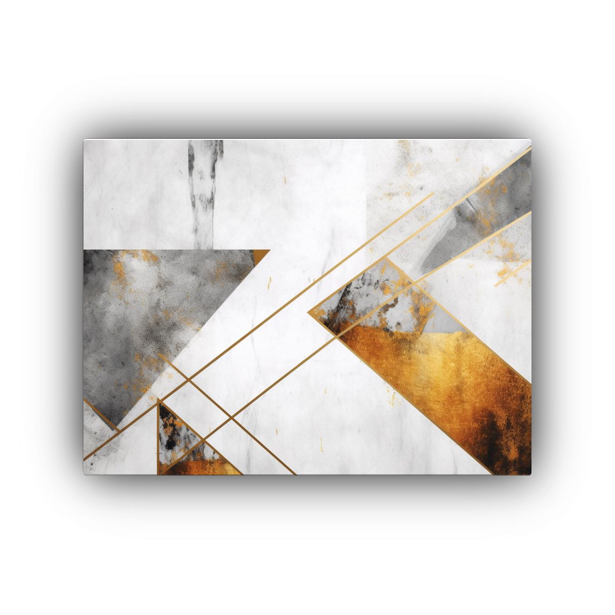 GENERICO - Papel Tapiz Grunge Abstracto Geométrico En Movimiento 120x80cm