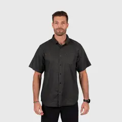 BUBBA - Cotton Shirt Black Black