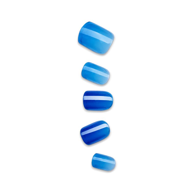KISS BY IMSIBEAUTY - UÑAS IMPRESS - MANICURE BLUE